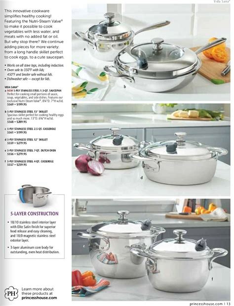 princess house cookware catalog